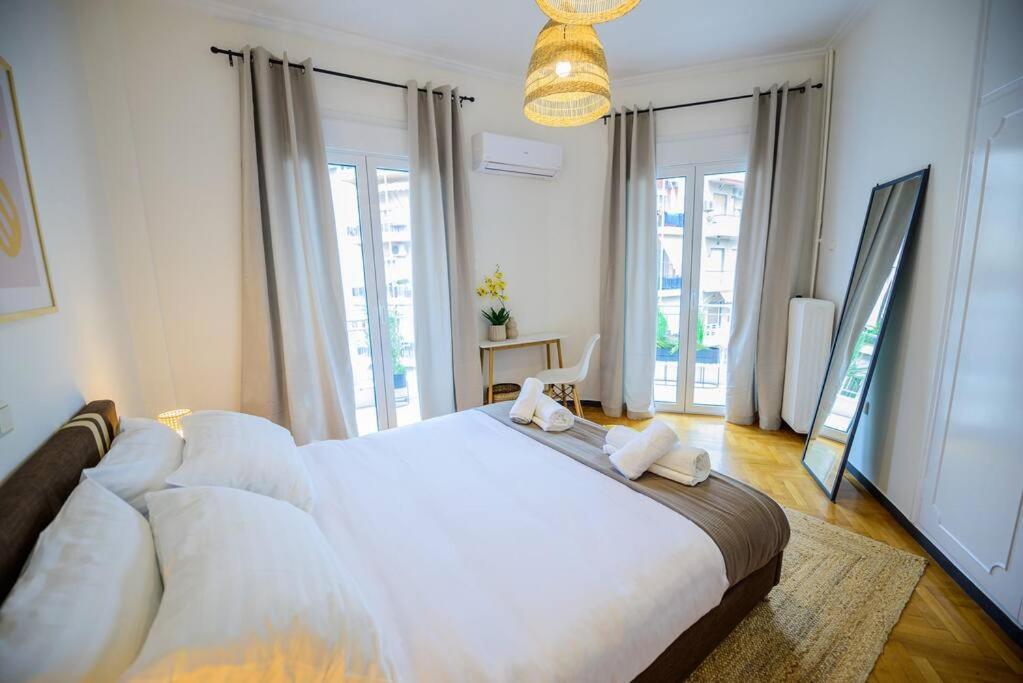 Boho Luxury 2 Bedroom Apartment, Acropolis Museum View Афины Экстерьер фото